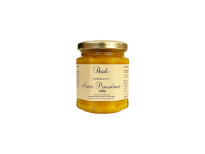 Vasetto di marmellata di arance pernambucco artigianale dell'Azienda Parodi, prodotto naturale ligure