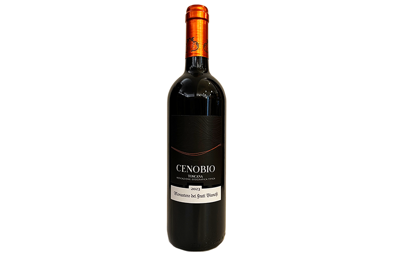 Vino rosso Cenobio IGT Toscana Lungiana Monastero dei Frati Bianchi